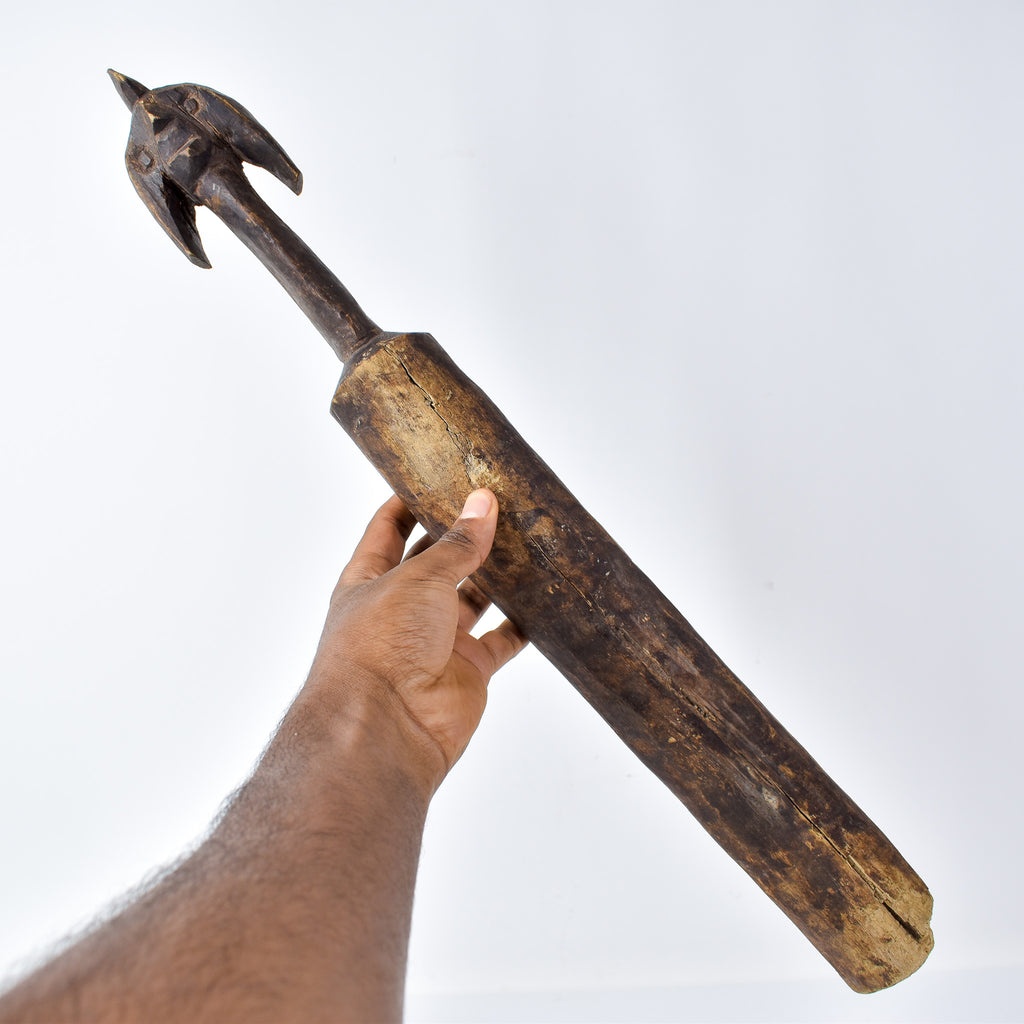 Mumuye Wood Figural Post Nigeria
