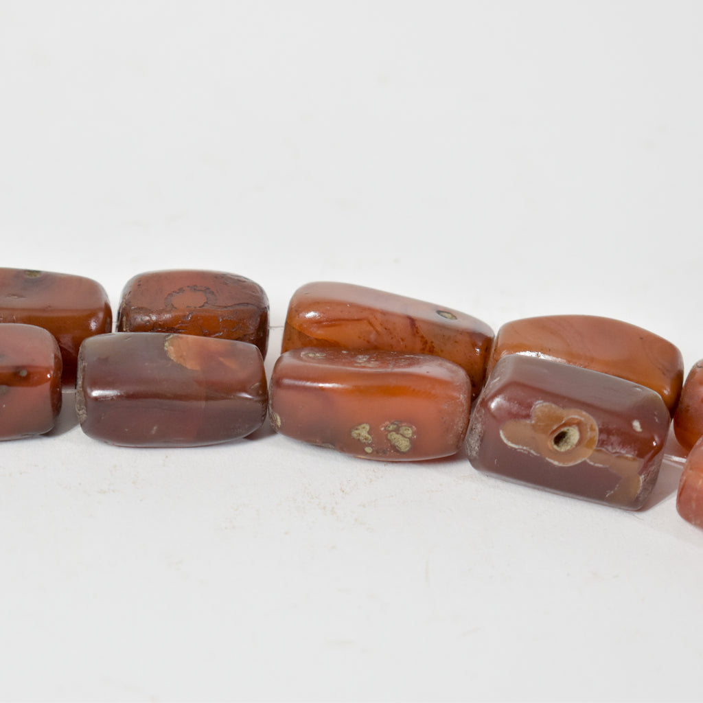 Old Carnelian Mauritania Beads 32 Inch