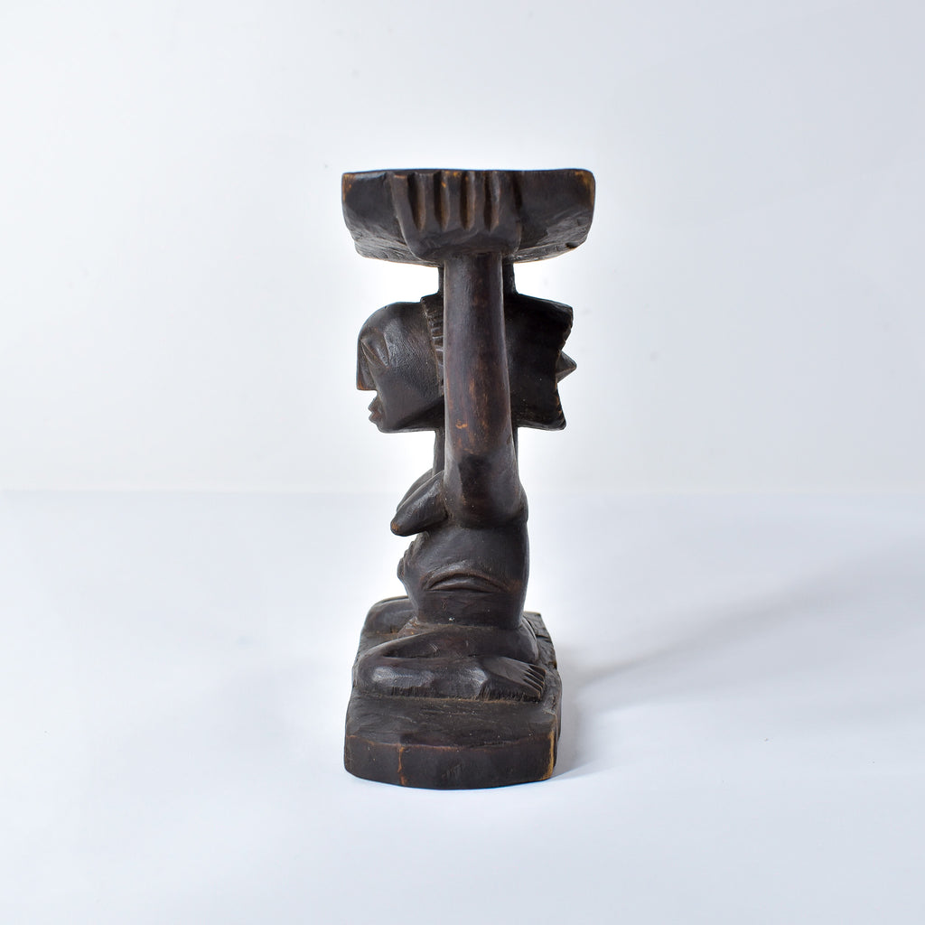 Luba Figural Miniature Headrest Congo