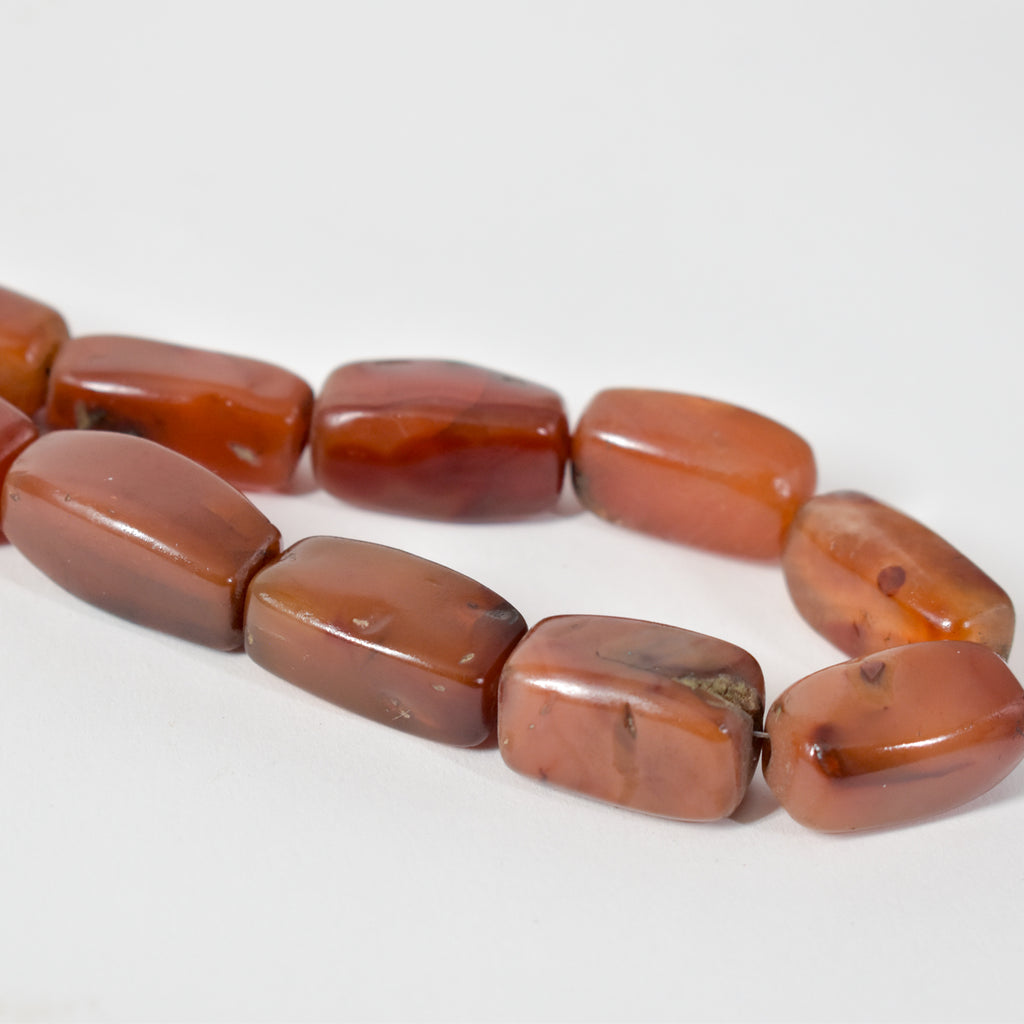 Old Carnelian Mauritania Beads 32 Inch