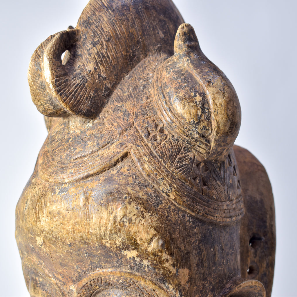 Baule Mask with Bite Bar Côte d'Ivoire
