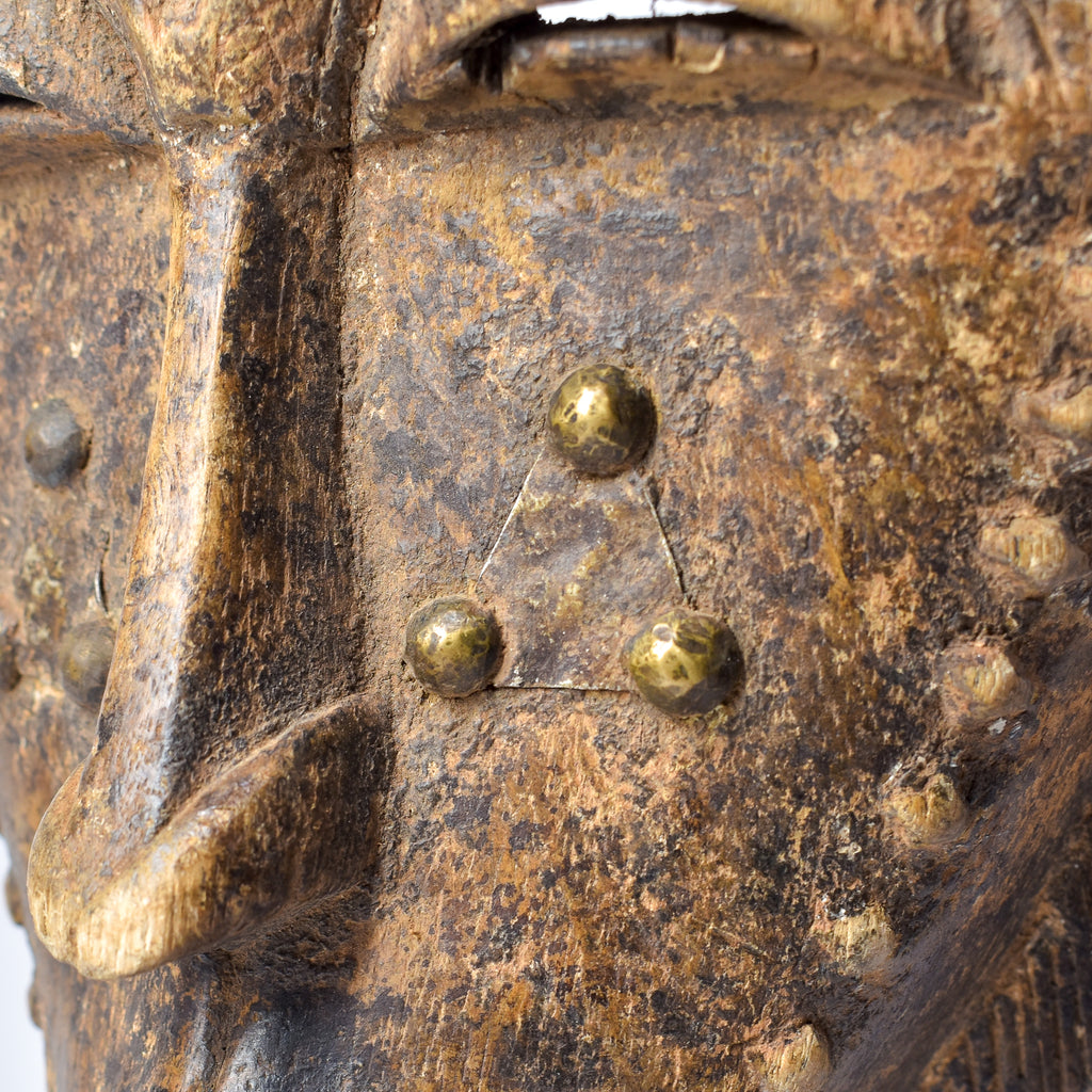Baule Mask with Bite Bar Côte d'Ivoire