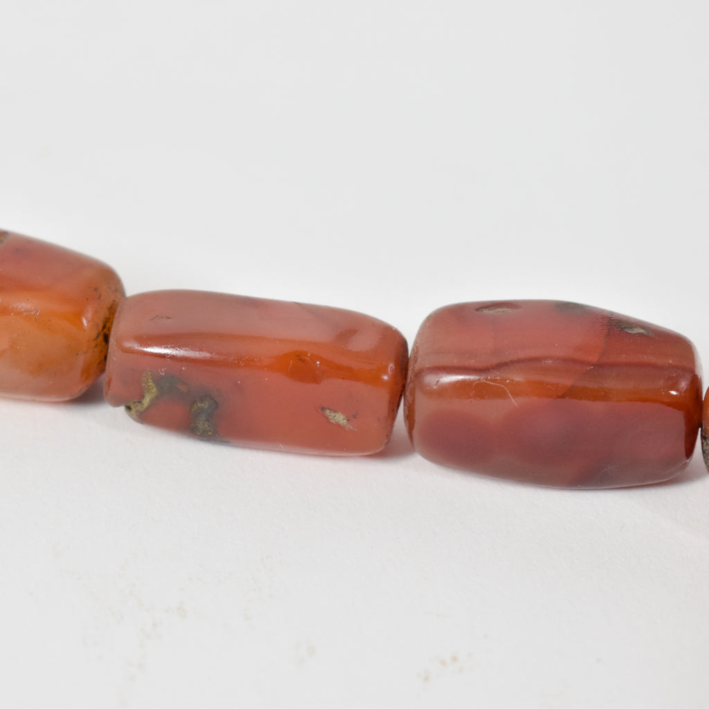 Old Carnelian Mauritania Beads 32 Inch