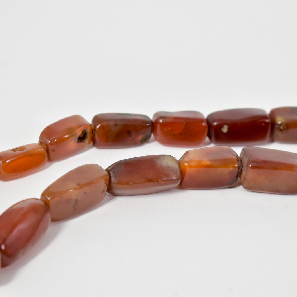 Old Carnelian Mauritania Beads 32 Inch