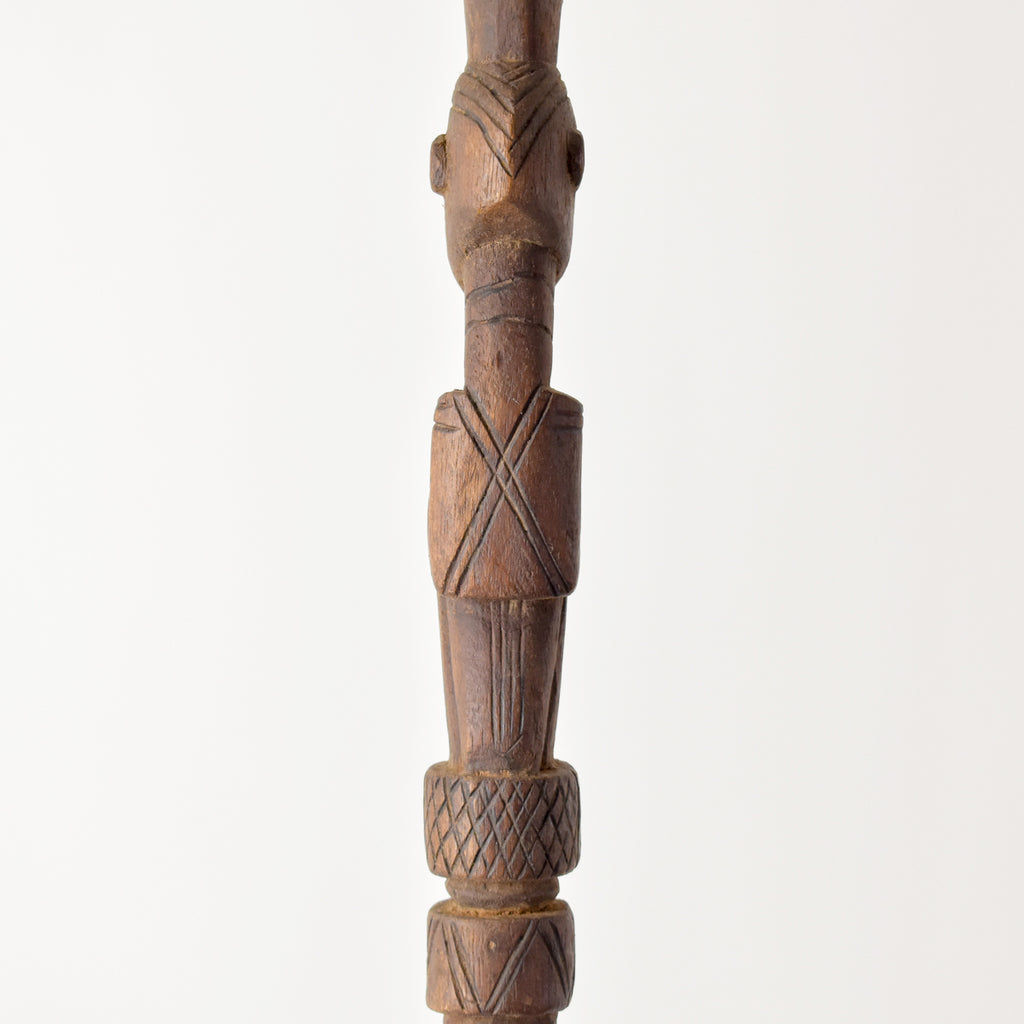 Dogon Figural Staff with Ibis Mali