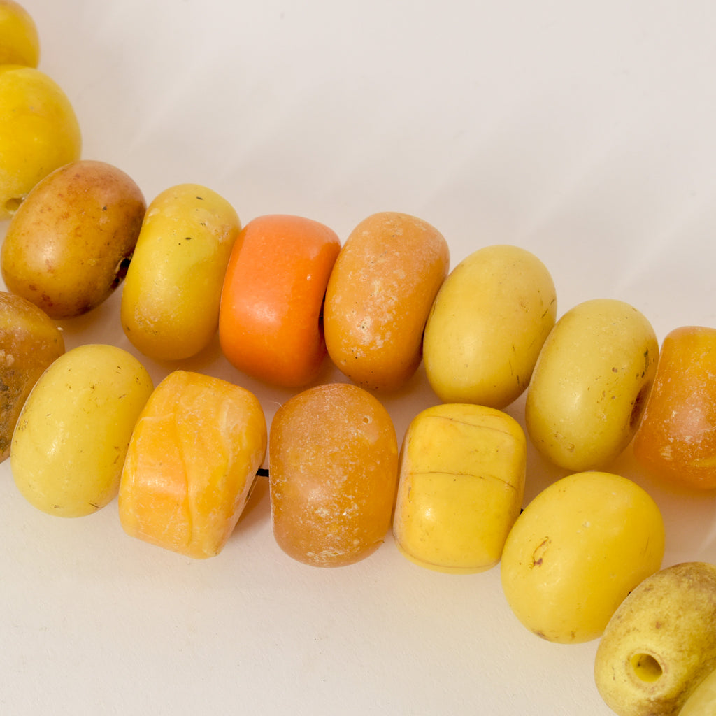 Yellow Phenolic Resin Beads Morocco 36 Inch