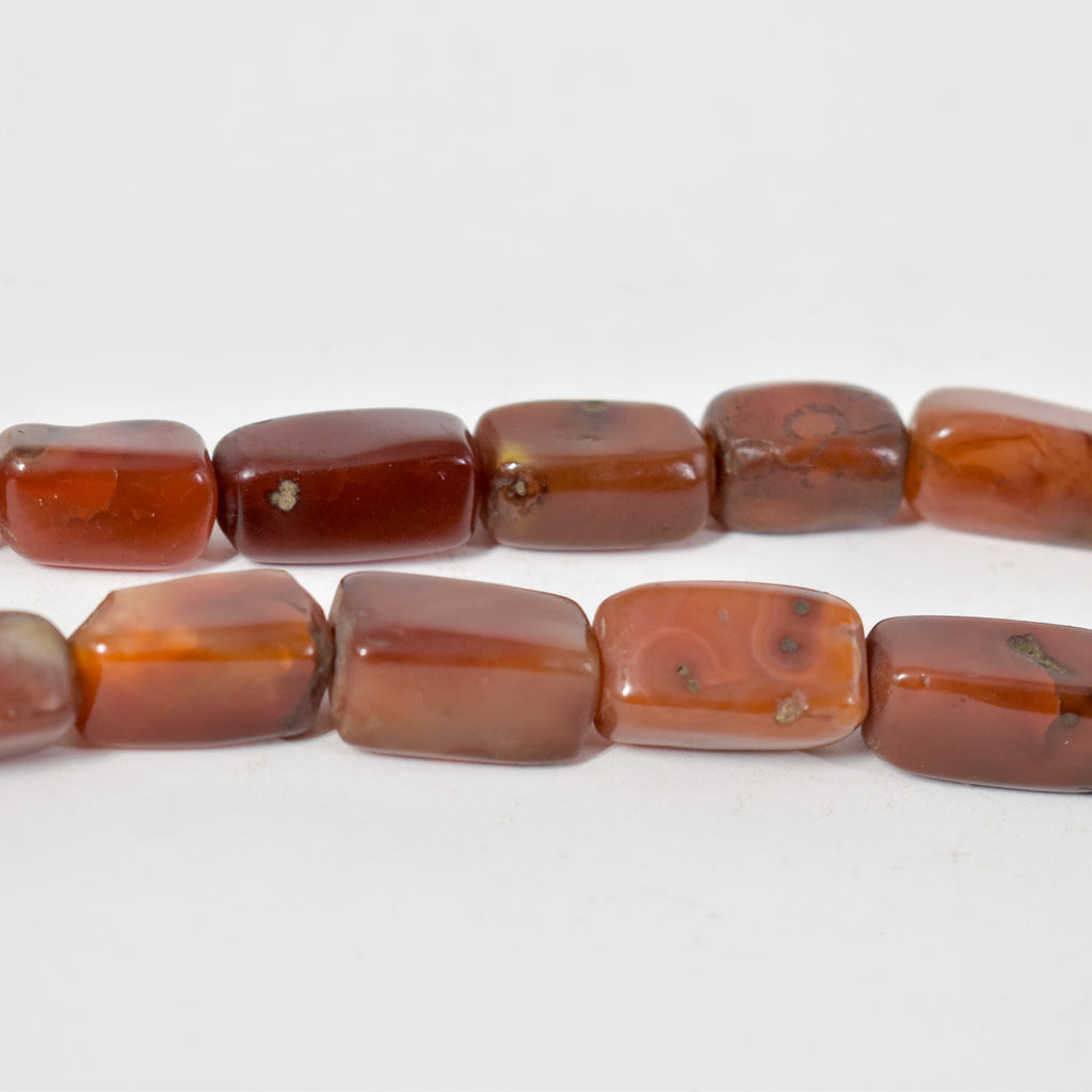 Old Carnelian Mauritania Beads 32 Inch