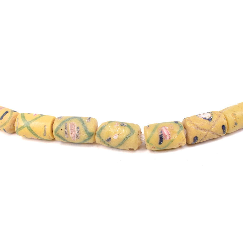 Yellow Venetian Trade Beads Ericson Collection