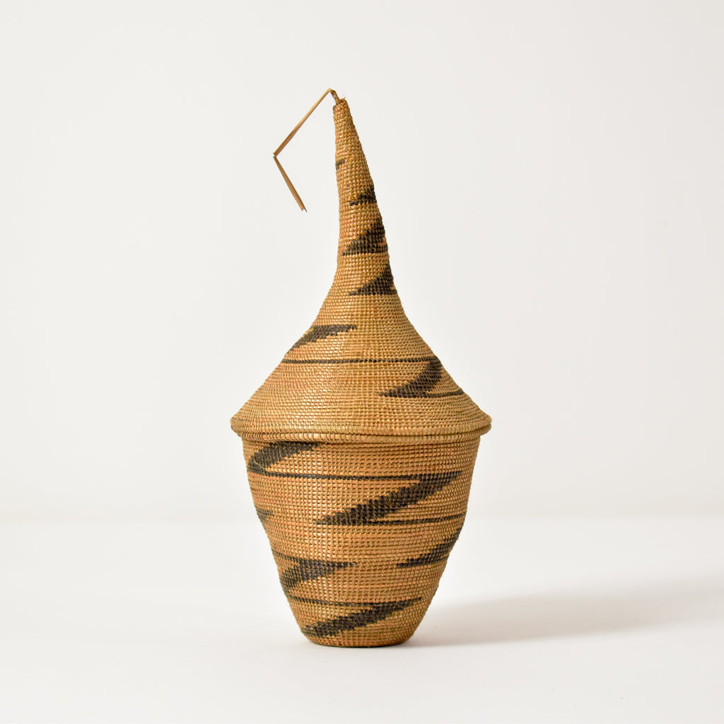 Tutsi Basket with Lid Rwanda