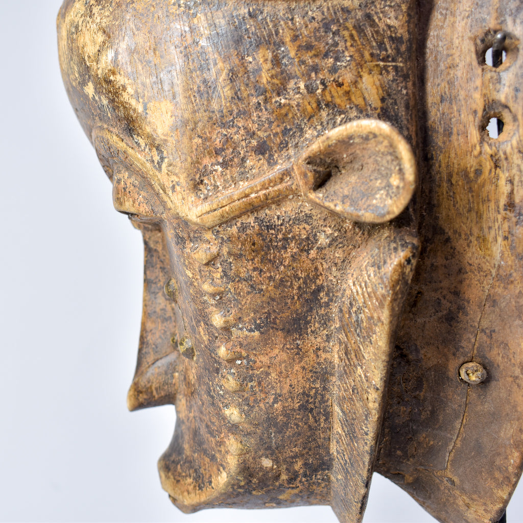 Baule Mask with Bite Bar Côte d'Ivoire