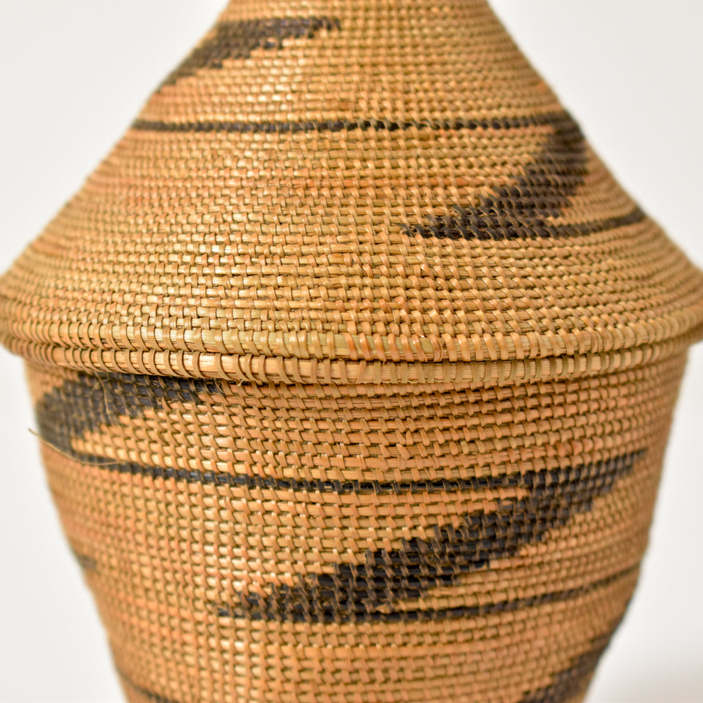 Tutsi Basket with Lid Rwanda