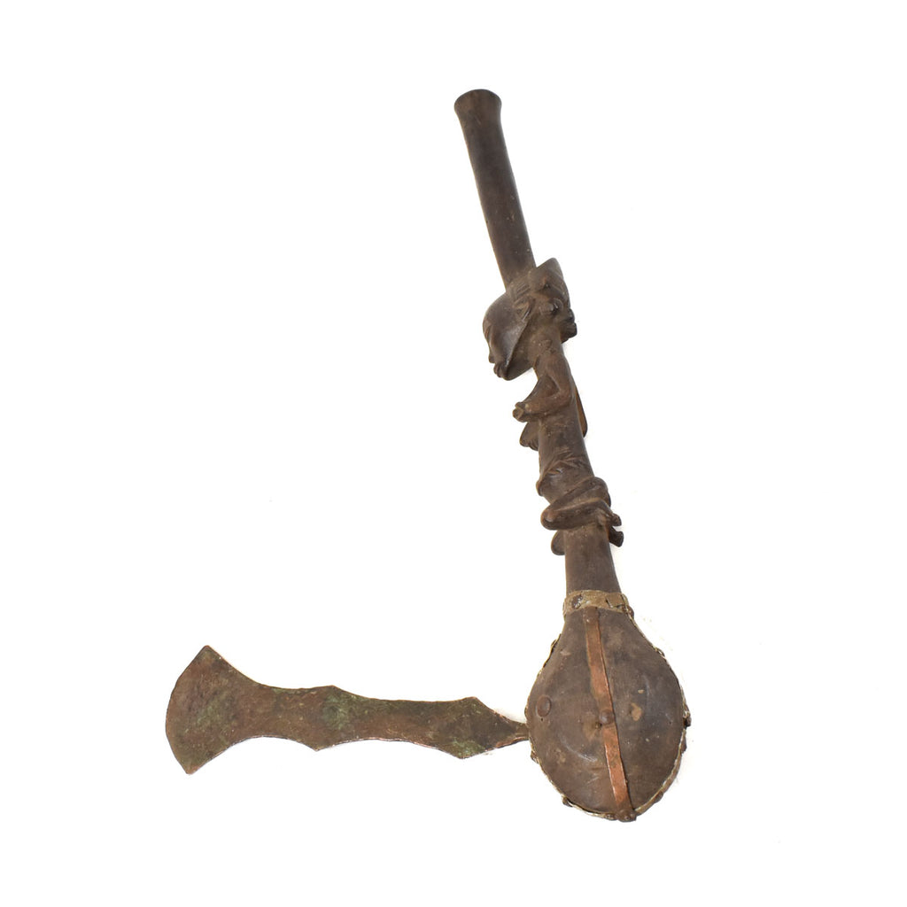 Luba Ceremonial Figural Knife Congo