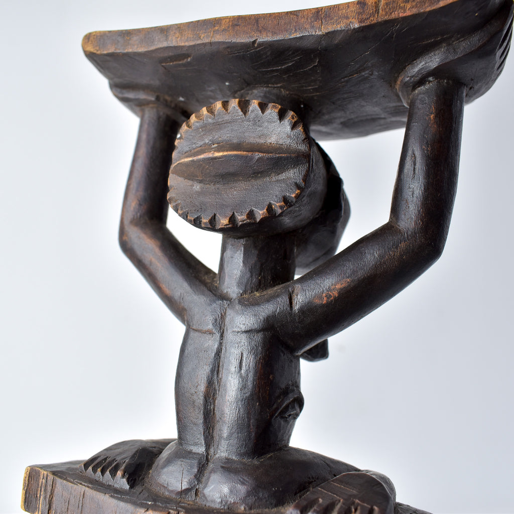 Luba Figural Miniature Headrest Congo