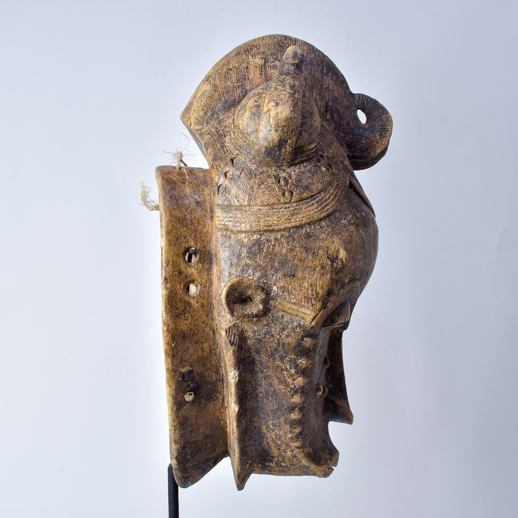 Baule Mask with Bite Bar Côte d'Ivoire