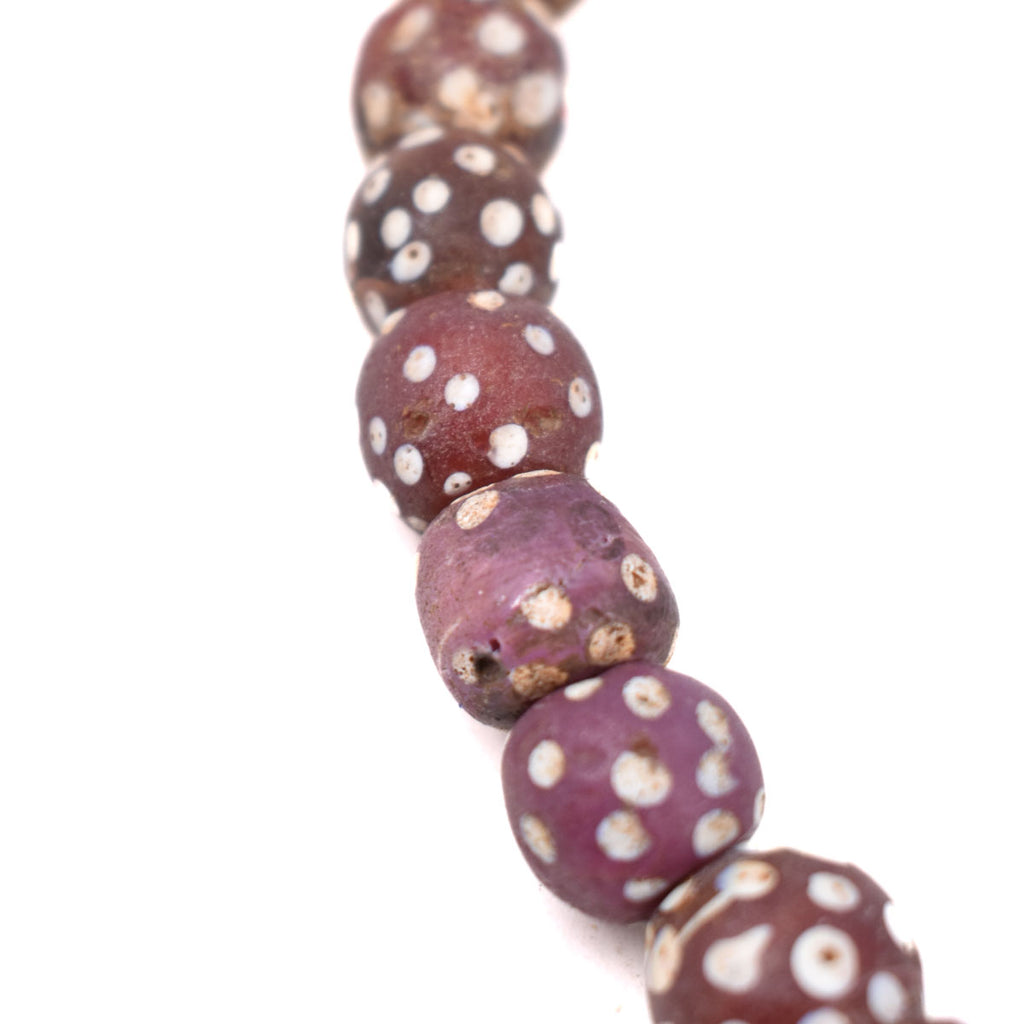 Red Skunk Venetian Trade Beads