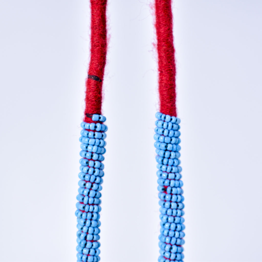 Afghanistan Kuchi Necklace with Rectangular and Coin Pendants