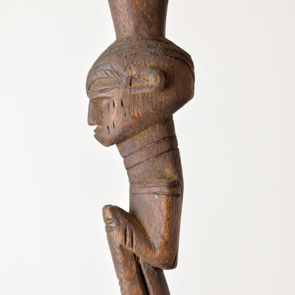 Dogon Figural Staff with Ibis Mali