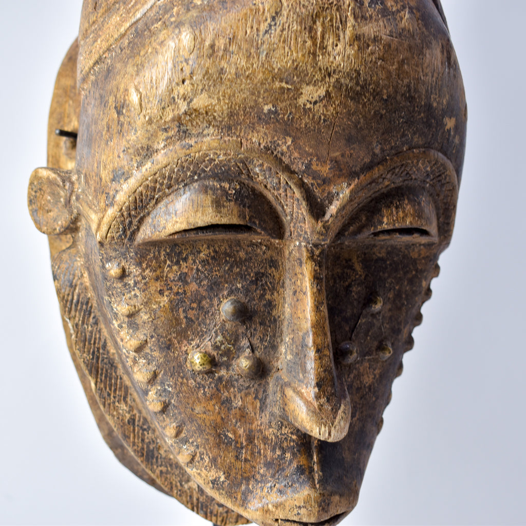 Baule Mask with Bite Bar Côte d'Ivoire