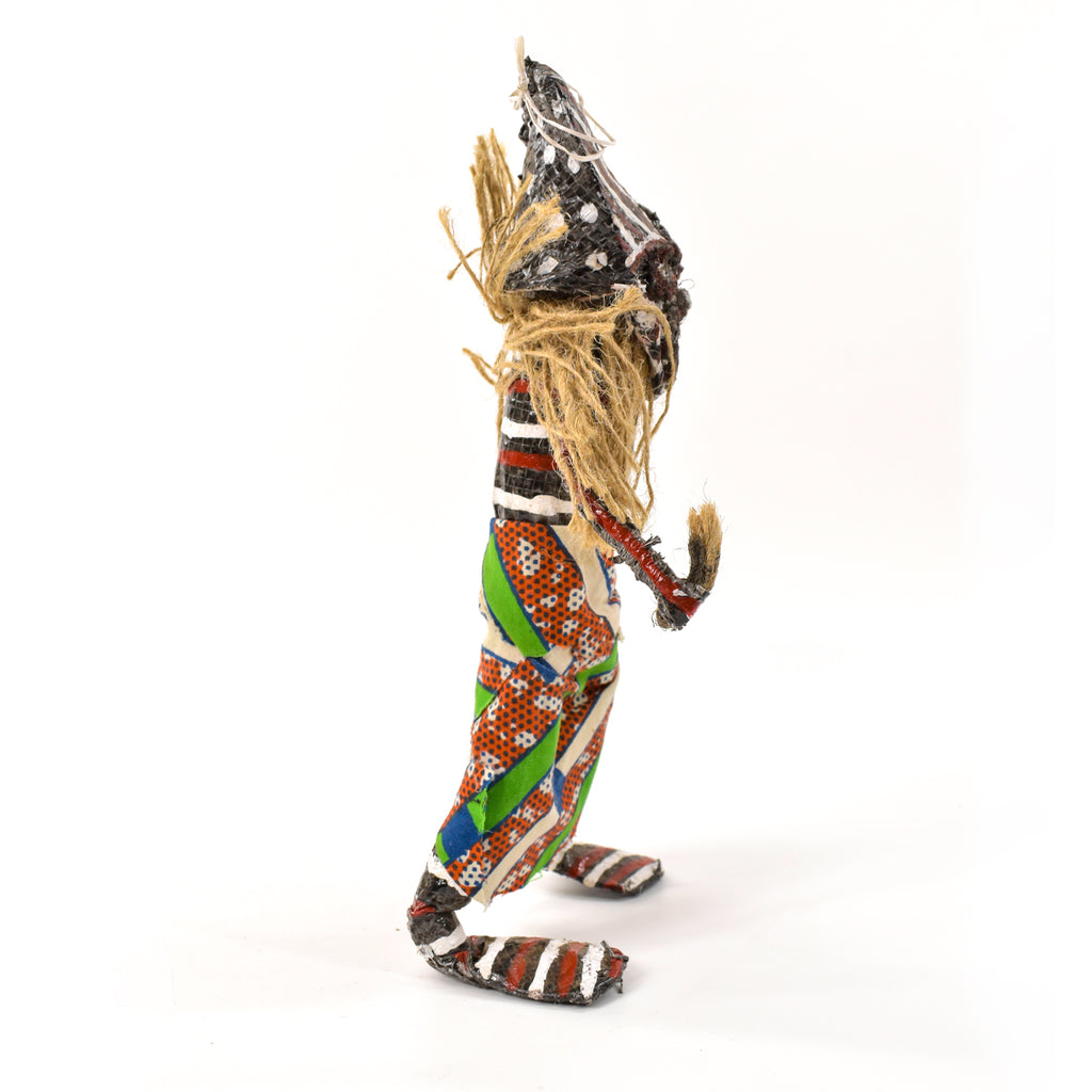 Makishi Painted African Doll Zimbabwe