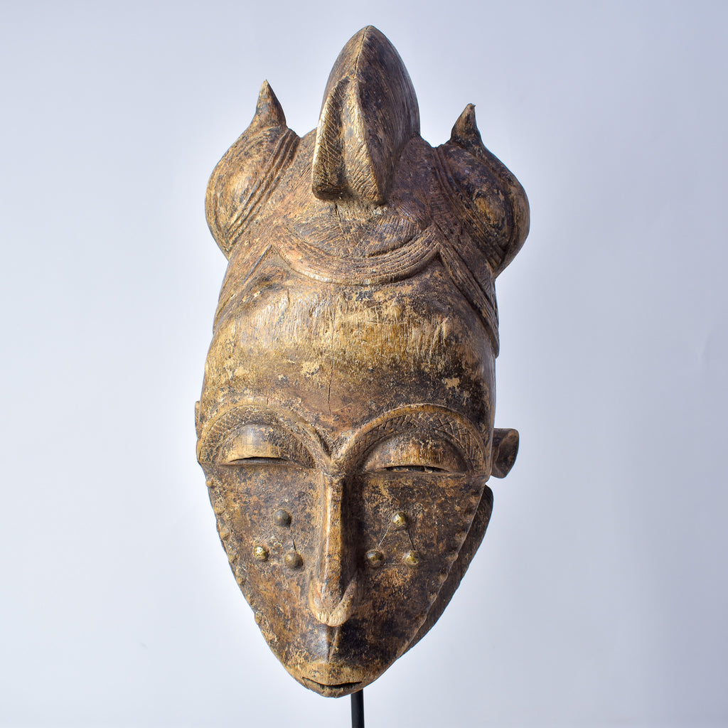 Baule Mask with Bite Bar Côte d'Ivoire