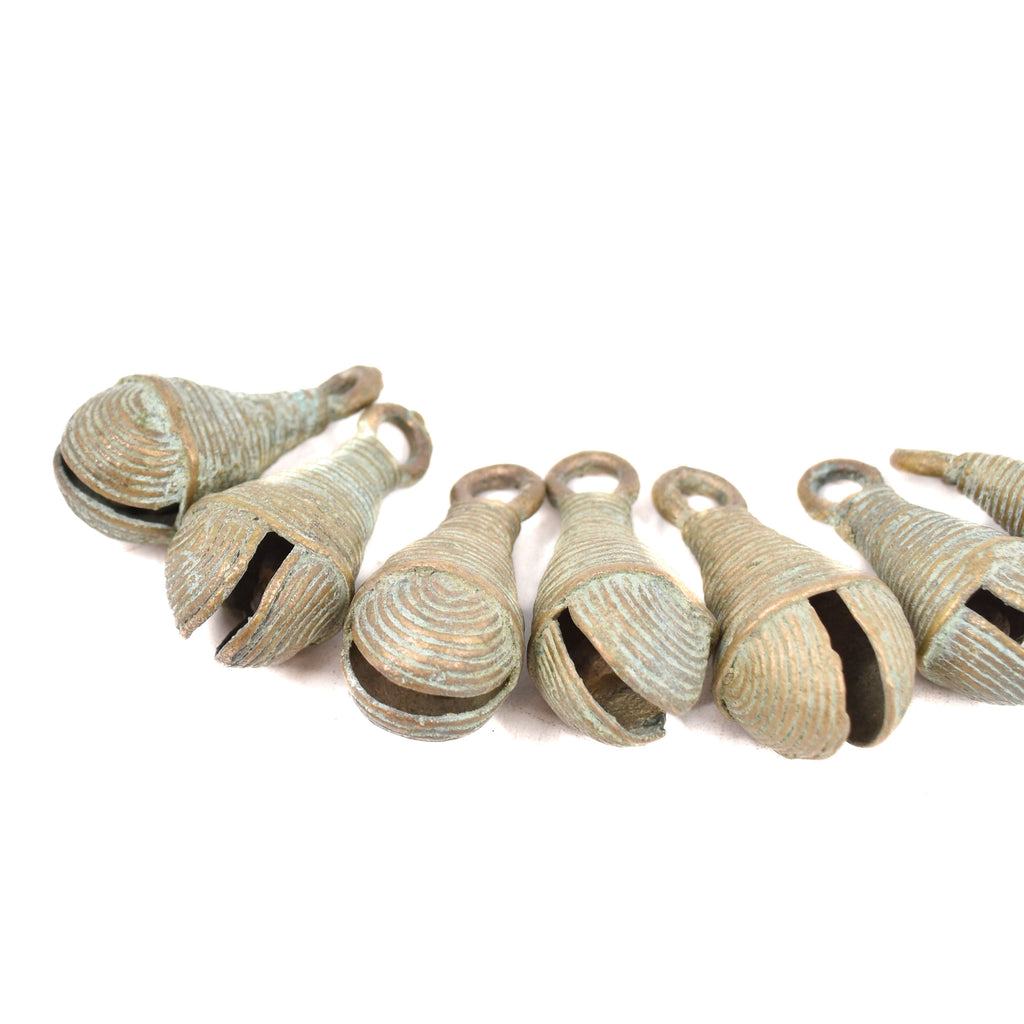 Small Antique Nigerian Brass Bells