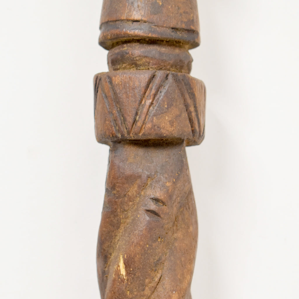 Dogon Figural Staff with Ibis Mali