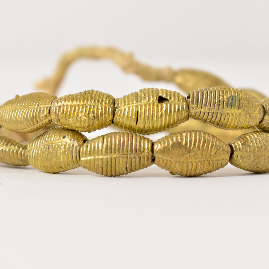 Baule Brass Hollow Beads Ghana