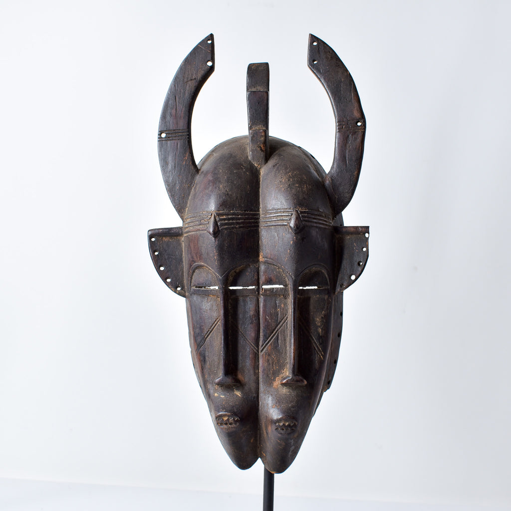 Senufo Kpelie Mask Double Face Côte d'Ivoire