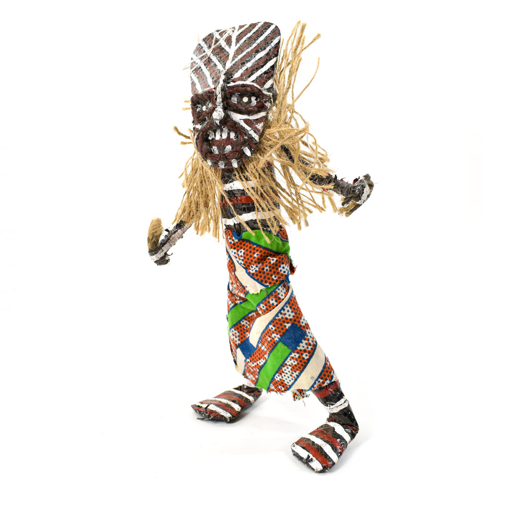 Makishi Painted African Doll Zimbabwe