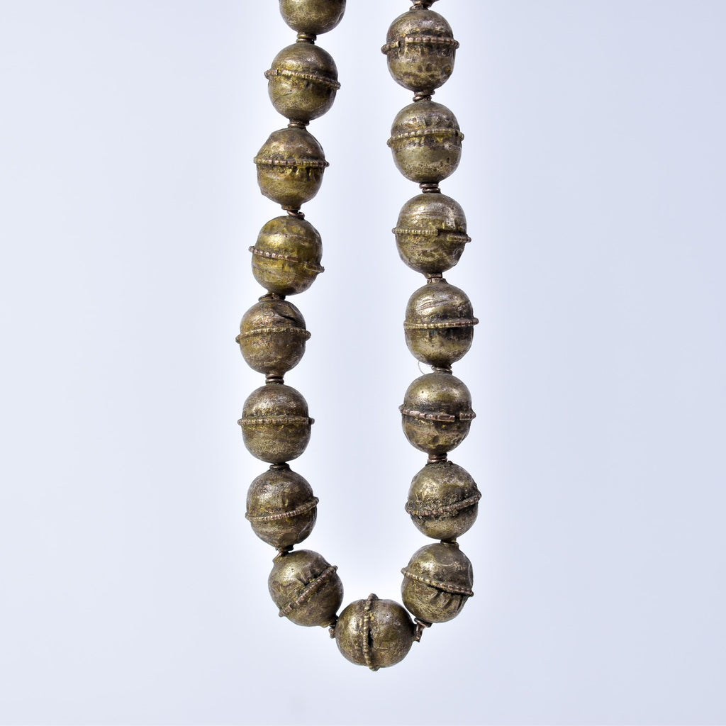 Old Ethiopian Silver Colored Trade Beads