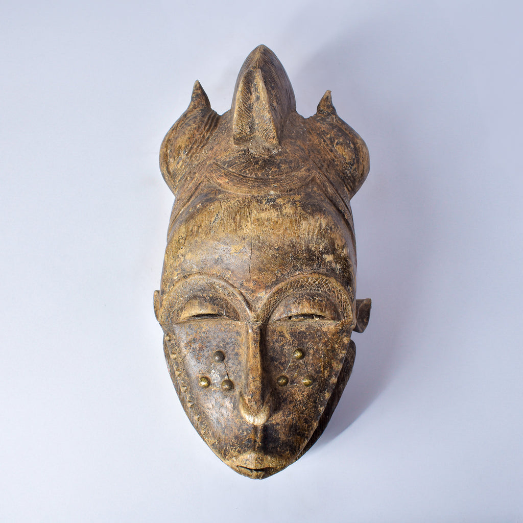 Baule Mask with Bite Bar Côte d'Ivoire