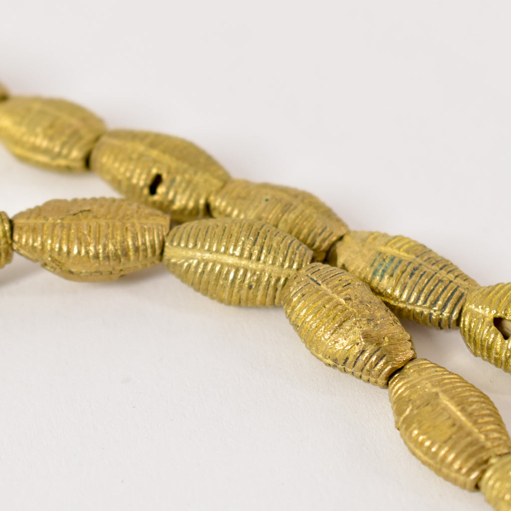 Baule Brass Hollow Beads Ghana