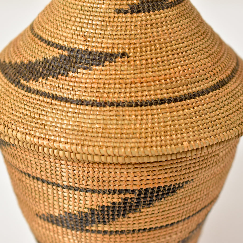 Tutsi Basket with Lid Rwanda