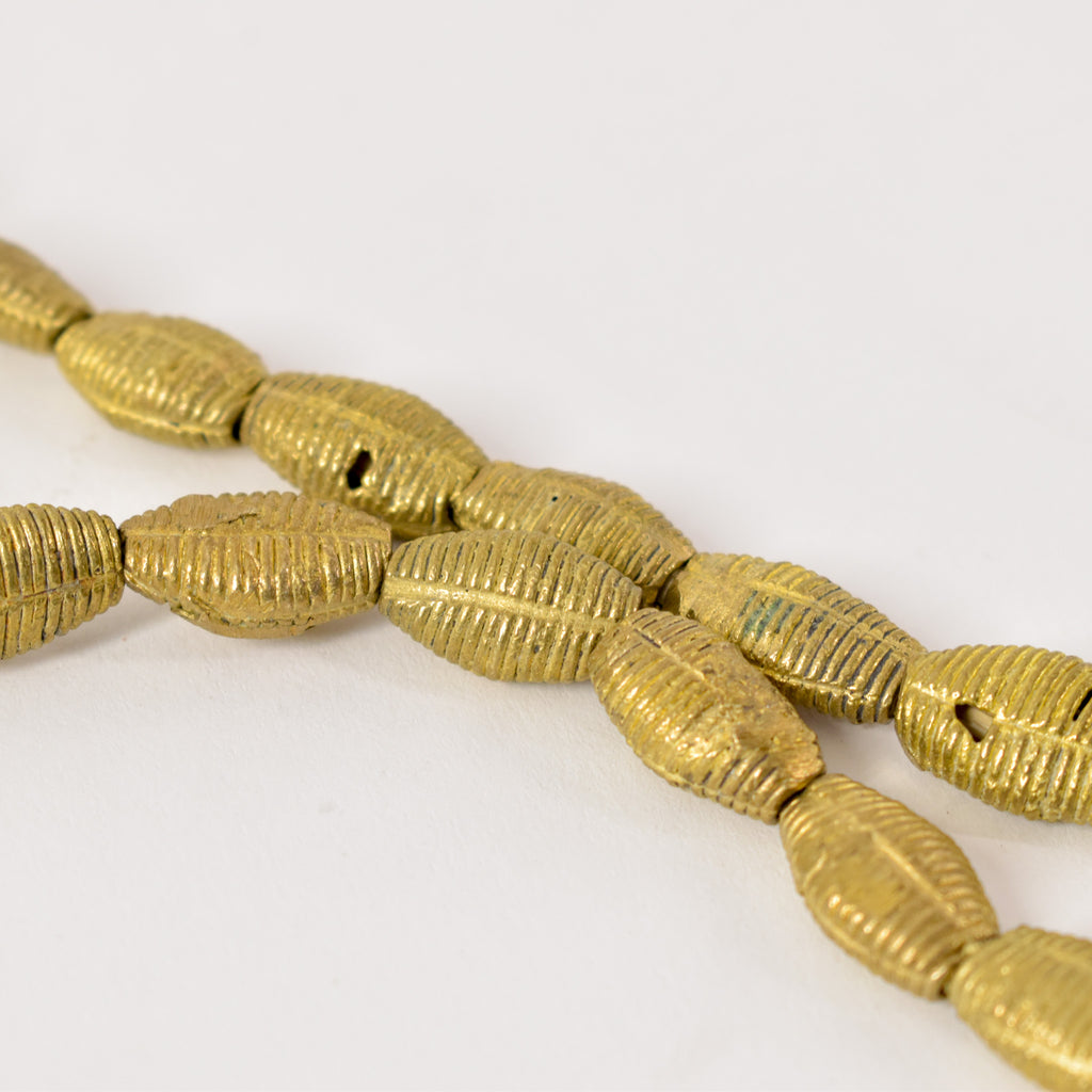 Baule Brass Hollow Beads Ghana