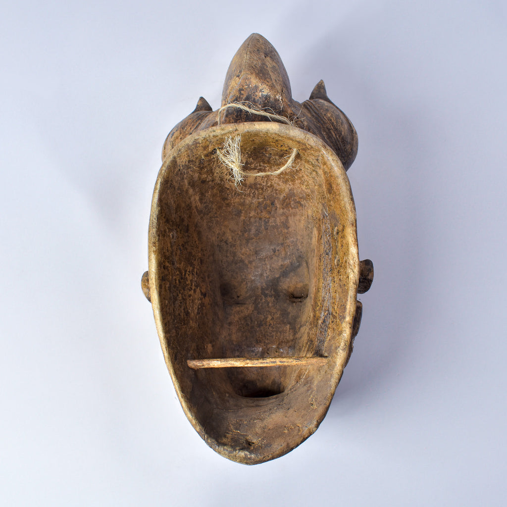 Baule Mask with Bite Bar Côte d'Ivoire
