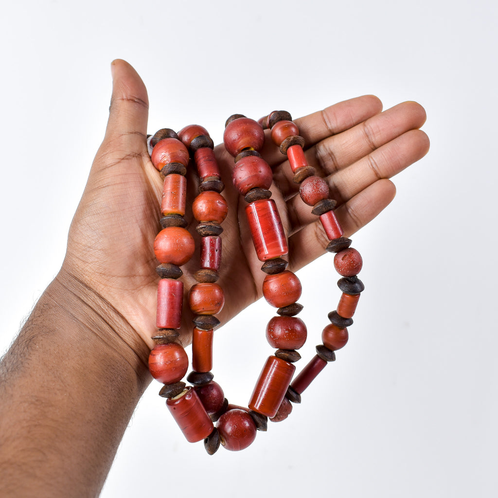 Cornaline d'Aleppo Venetian Necklace 40 Inch