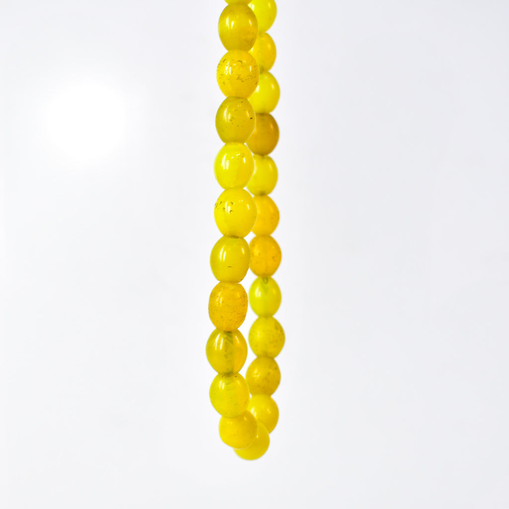 Hummingbird Egg Yellow Trade Beads