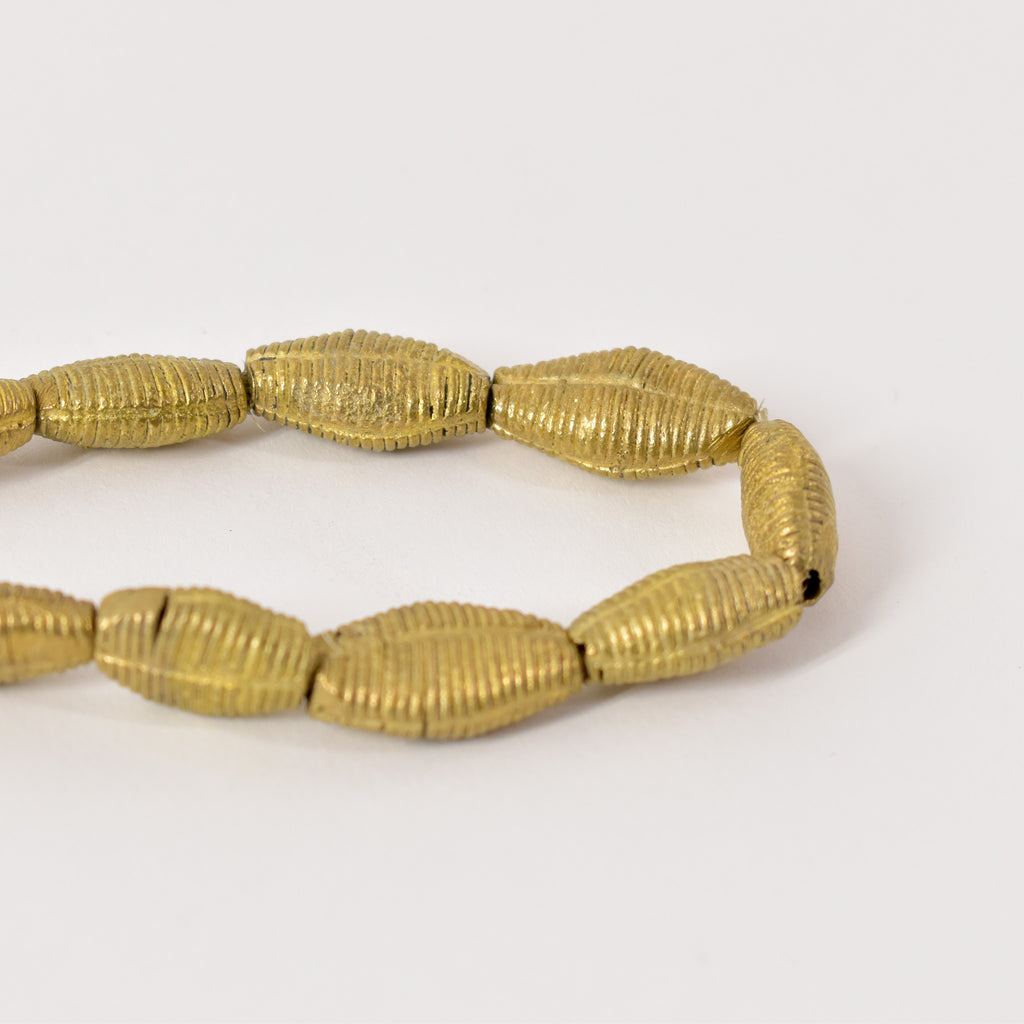 Baule Brass Hollow Beads Ghana