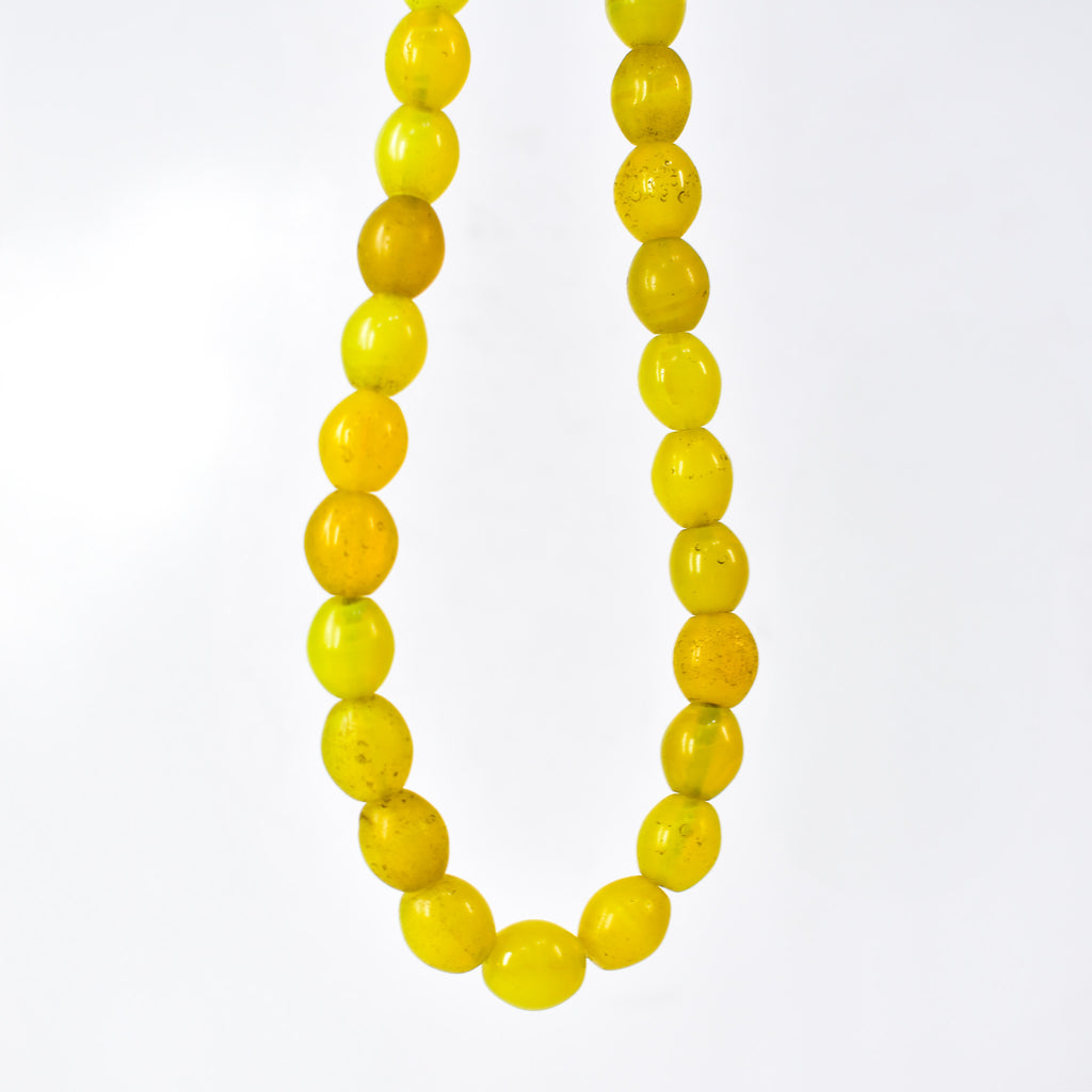 Hummingbird Egg Yellow Trade Beads