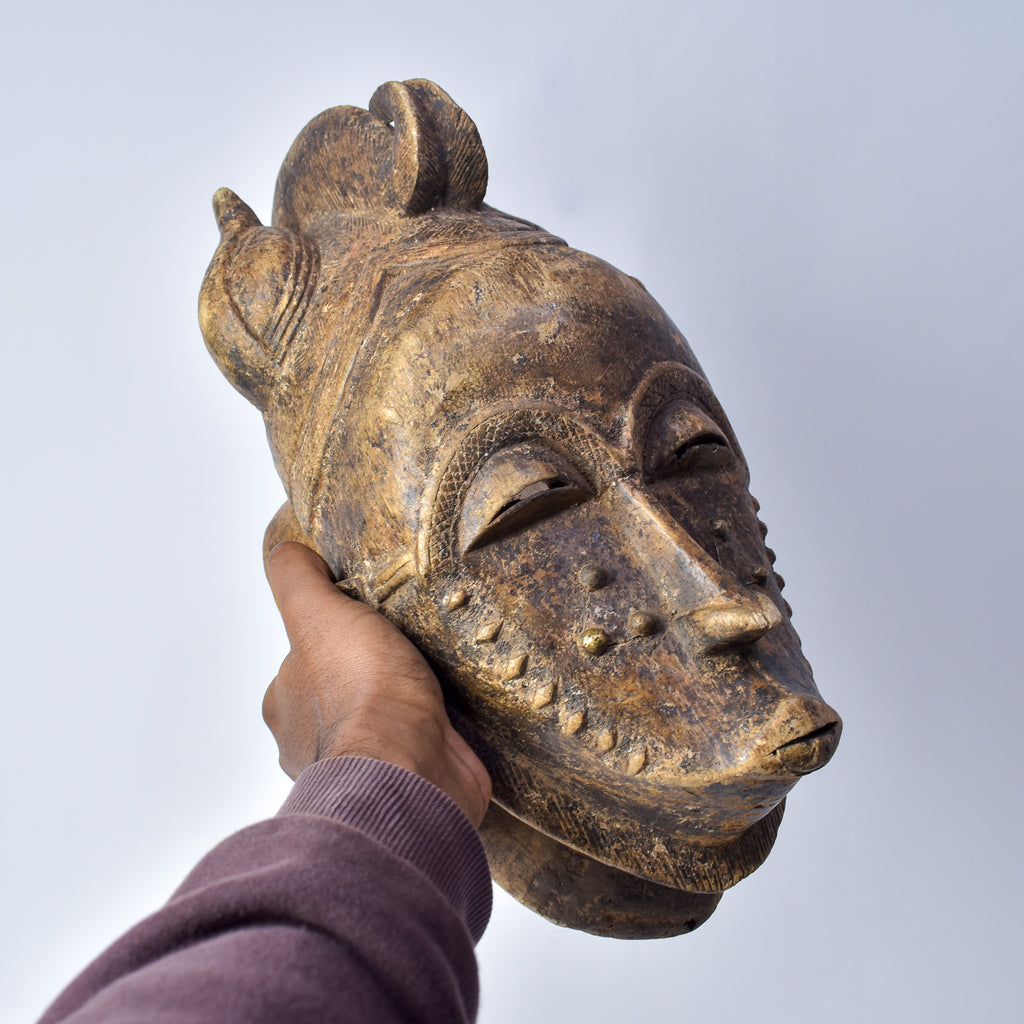 Baule Mask with Bite Bar Côte d'Ivoire
