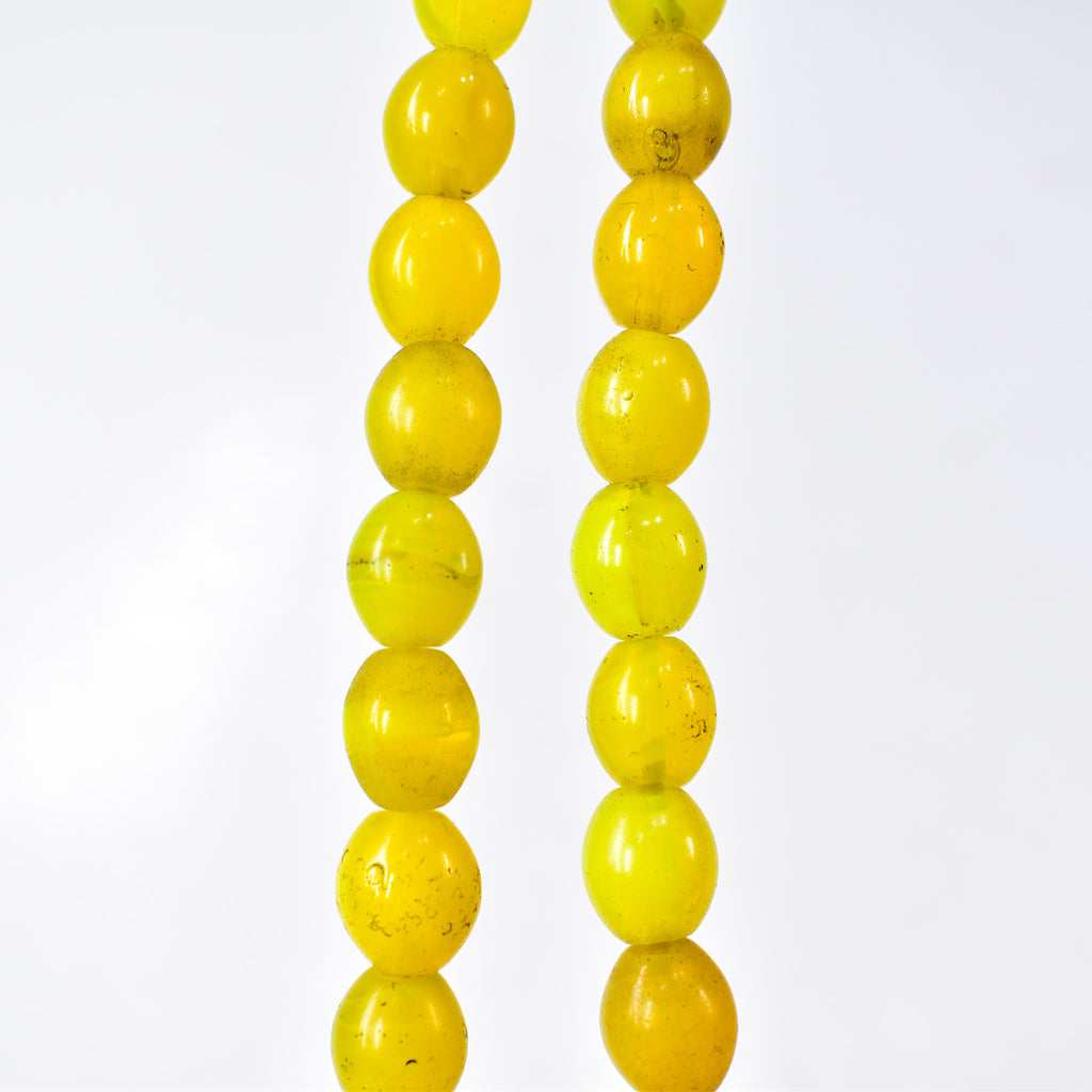 Hummingbird Egg Yellow Trade Beads