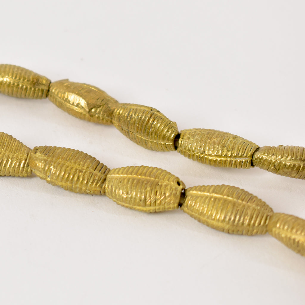 Baule Brass Hollow Beads Ghana