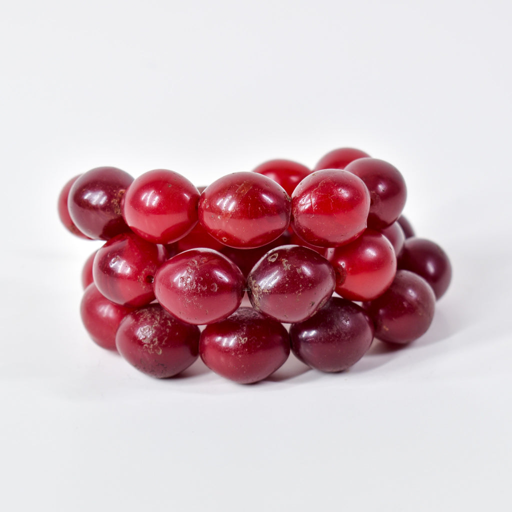 Pigeon Egg Dark Red Trade Beads
