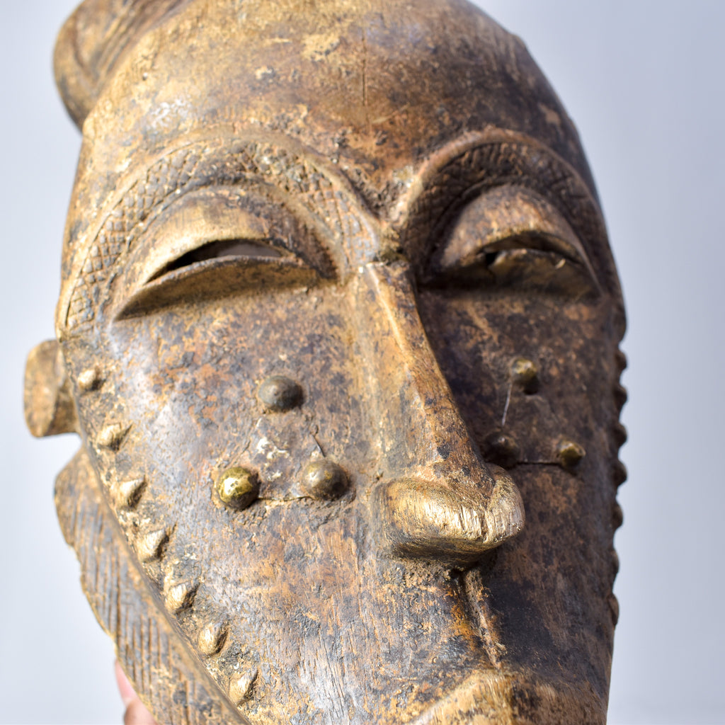 Baule Mask with Bite Bar Côte d'Ivoire