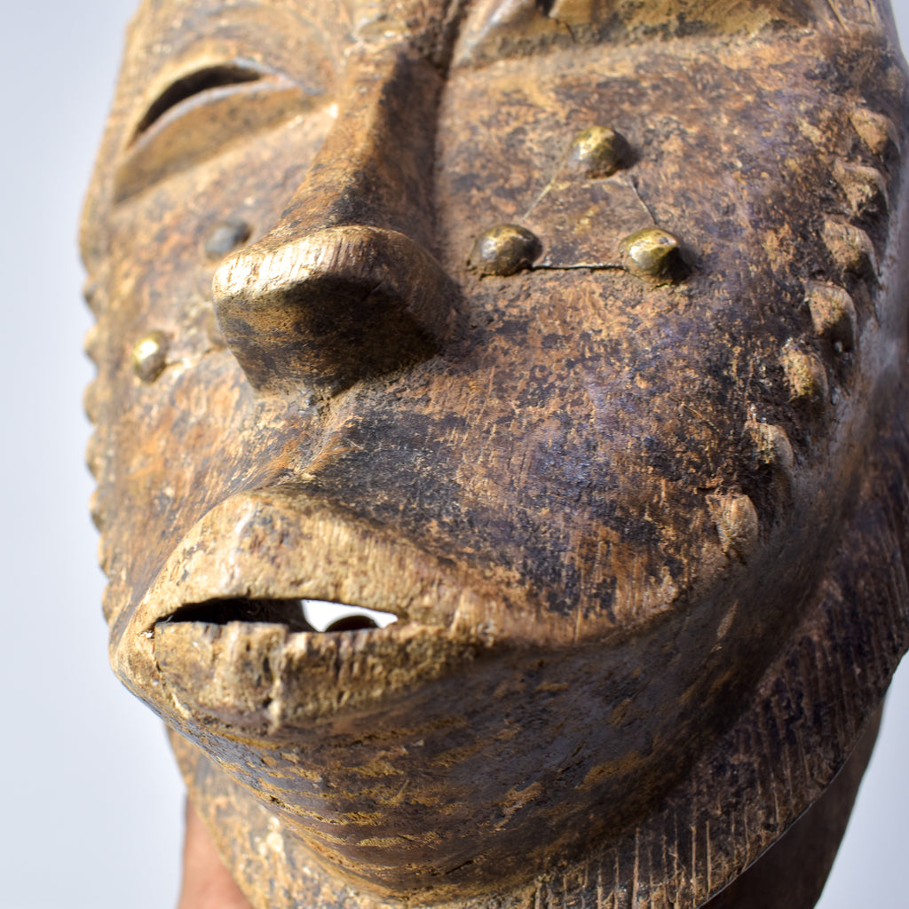 Baule Mask with Bite Bar Côte d'Ivoire