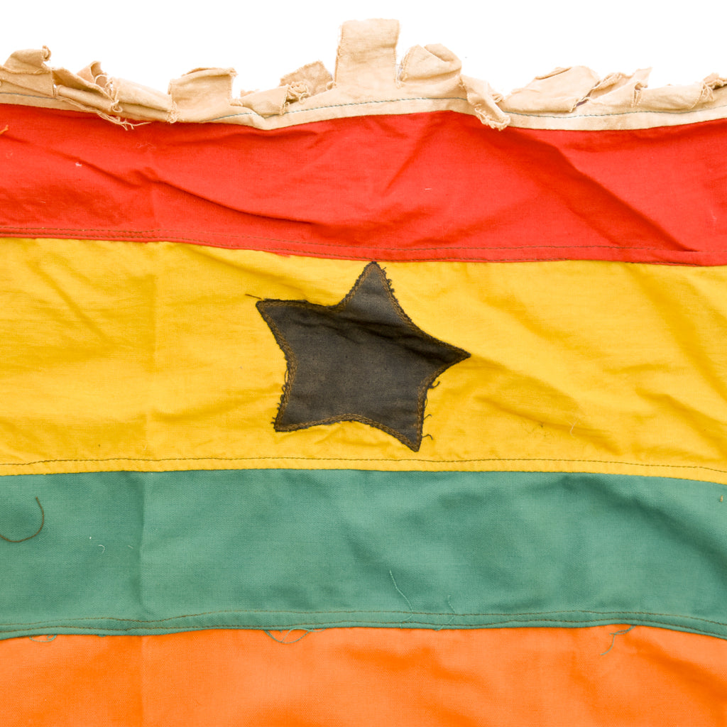 Asafo Flag Frankaa with Appliqué Ghana 57x32 Inch Sidley Collection