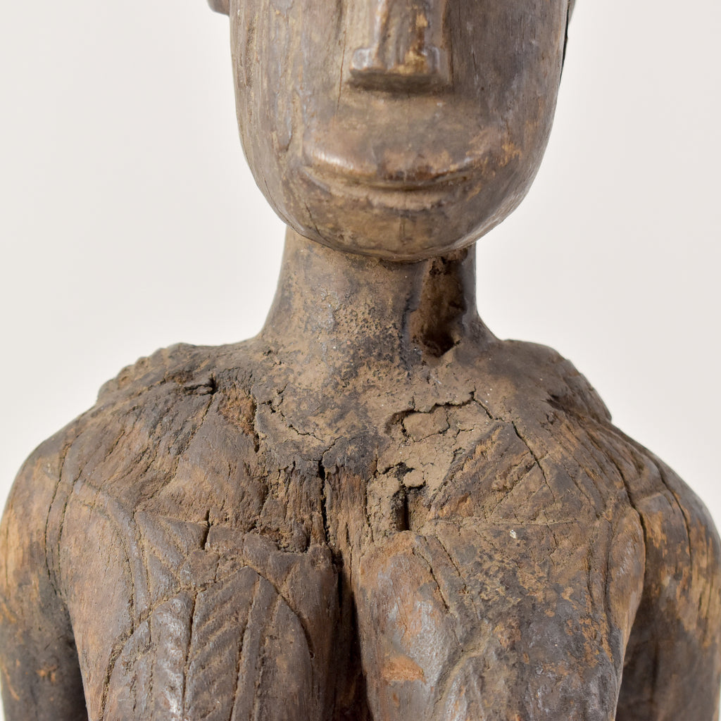 Senufo Female Mother and Child Figure Cote d'Ivoire