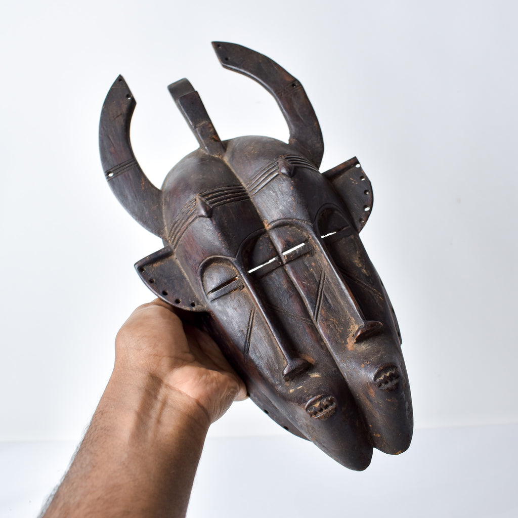 Senufo Kpelie Mask Double Face Côte d'Ivoire