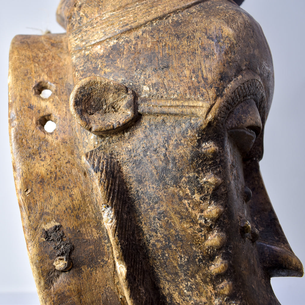 Baule Mask with Bite Bar Côte d'Ivoire