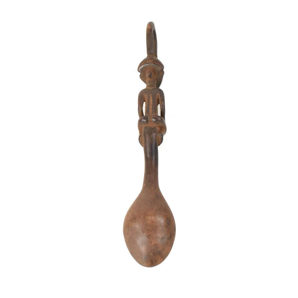 Luba Figural Spoon Congo